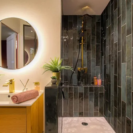 Jacuzzi Chic Et Romantique Climatisé Appartement Villeurbanne